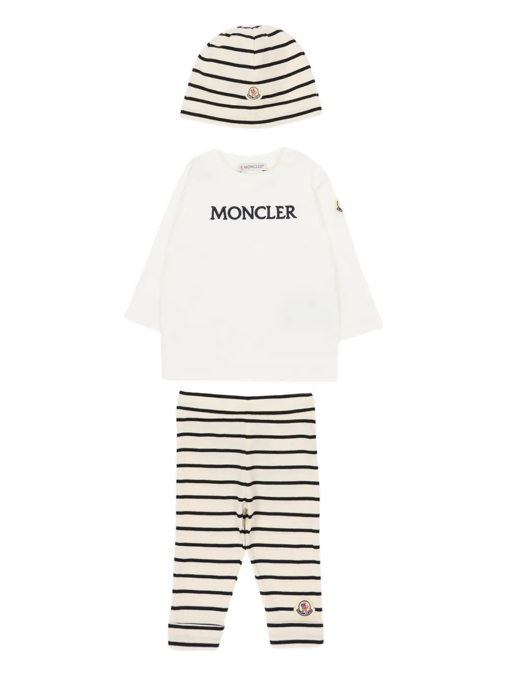 Полосатый комплект брюк (набор из трех) Moncler Enfant, нейтральный
Полосатый комплект брюк (набор из трех) Moncler Enfant, нейтральный
