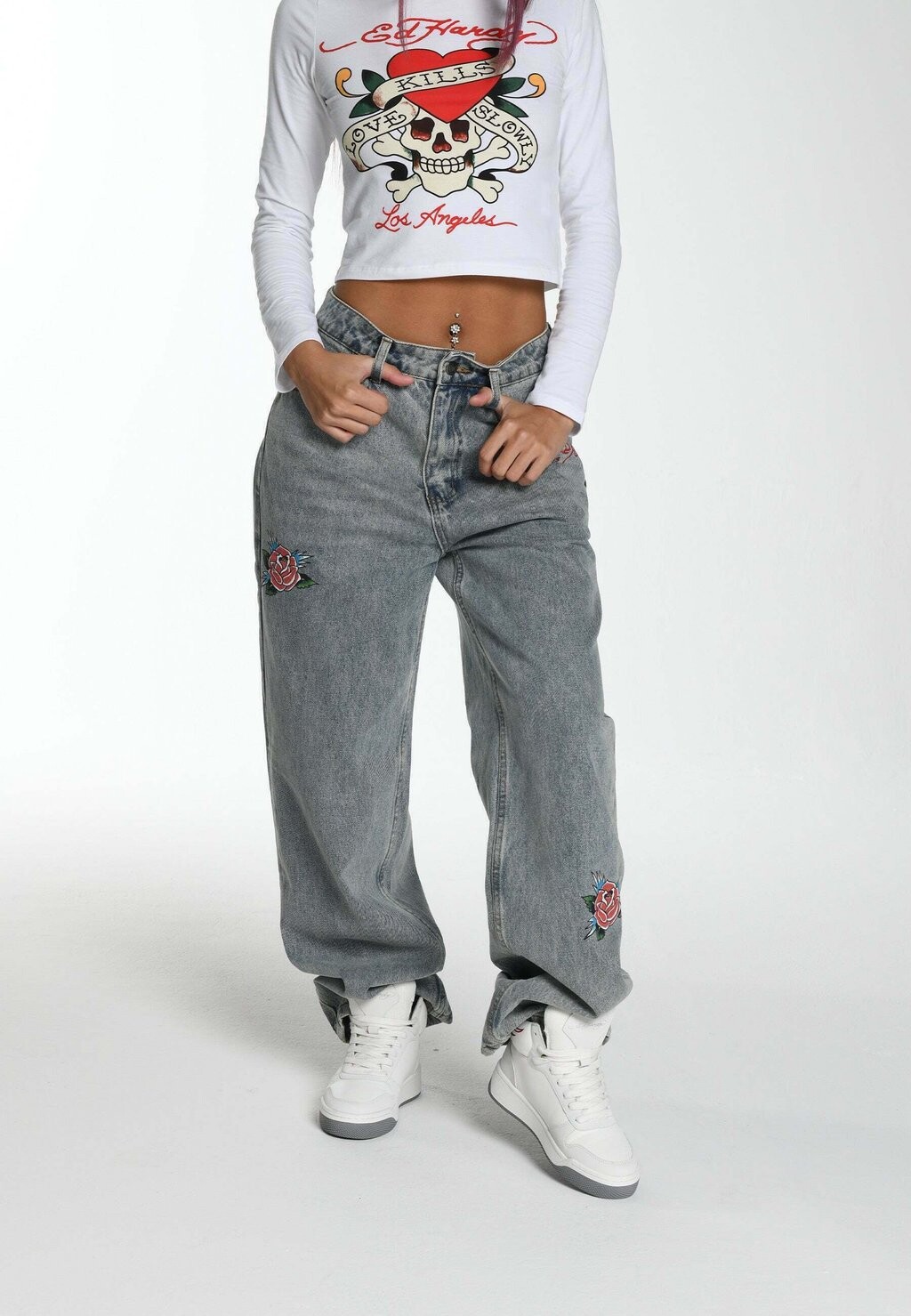 Джинсы свободного кроя BLOOMING Ed Hardy, синий
Джинсы свободного кроя BLOOMING Ed Hardy, синий