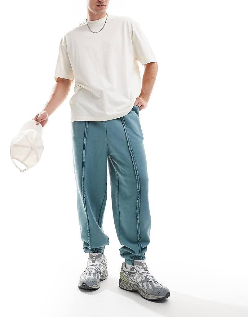 ASOS DESIGN – Синие джоггеры оверсайз с декоративной строчкой
ASOS DESIGN – Синие джоггеры оверсайз с декоративной строчкой