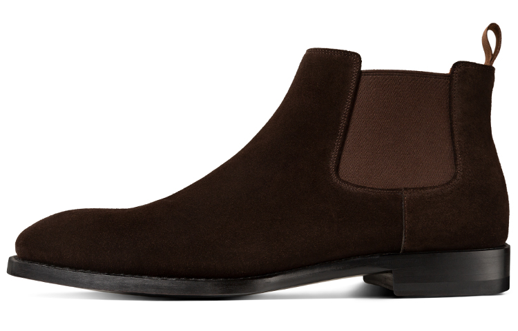 Короткие мужские ботинки челси, цвет темно-кофейный THOM WILLS 
Короткие мужские ботинки челси, цвет темно-кофейный THOM WILLS