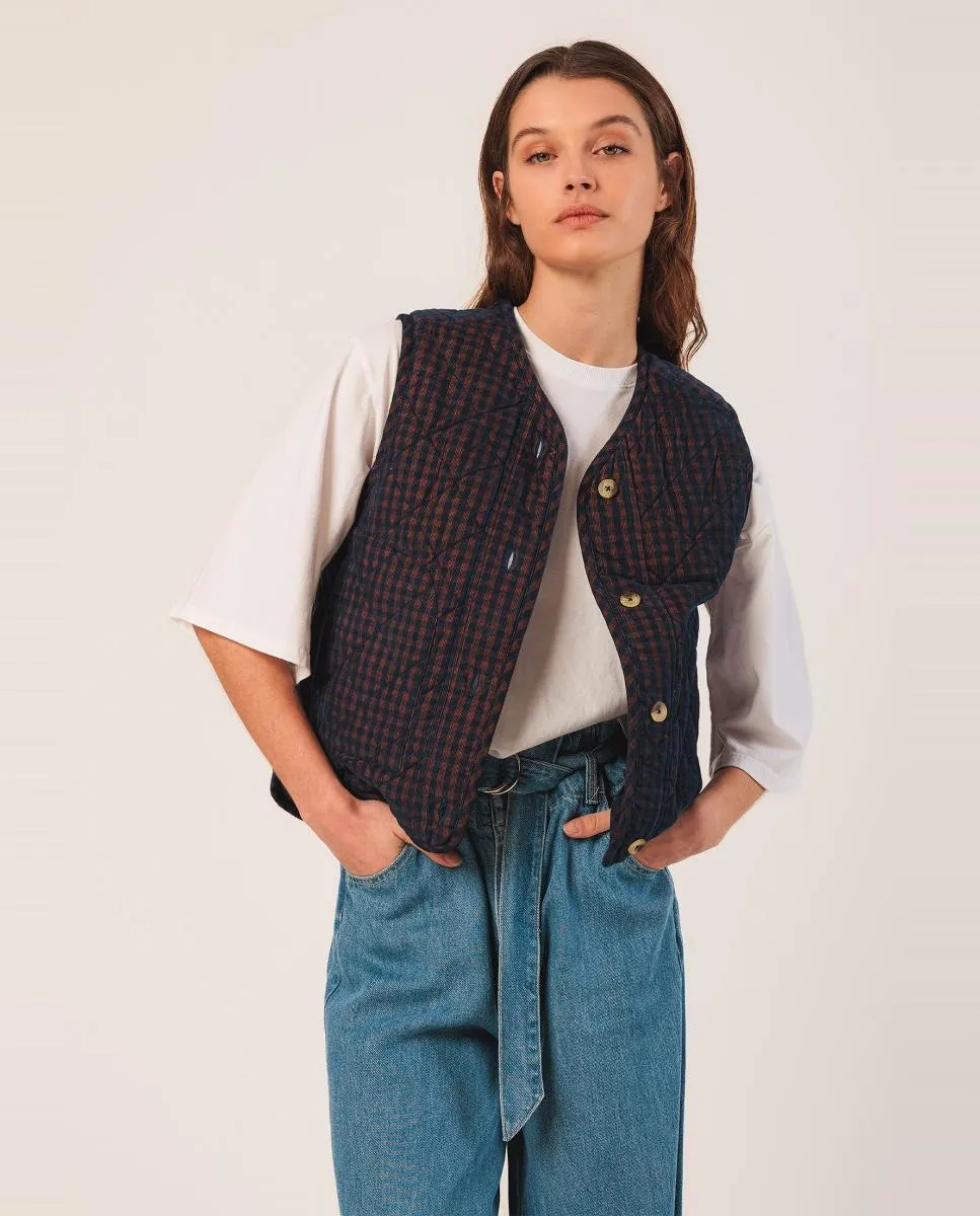 Жилет женский с v-образным вырезом Indi & Cold, темно-синий
Жилет женский с v-образным вырезом Indi & Cold, темно-синий