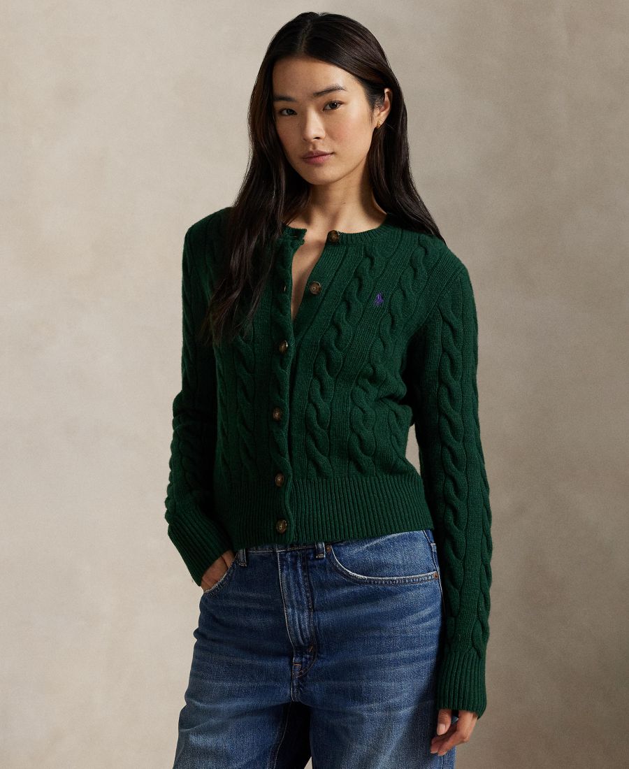 Женский кардиган крупной вязки из шерсти и кашемира Polo Ralph Lauren, Castleton Green
Женский кардиган крупной вязки из шерсти и кашемира Polo Ralph Lauren, Castleton Green