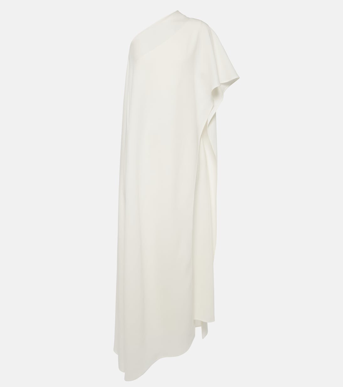 Асимметричное шелковое платье миди с накидкой и накидкой Valentino, белый
Асимметричное шелковое платье миди с накидкой и накидкой Valentino, белый