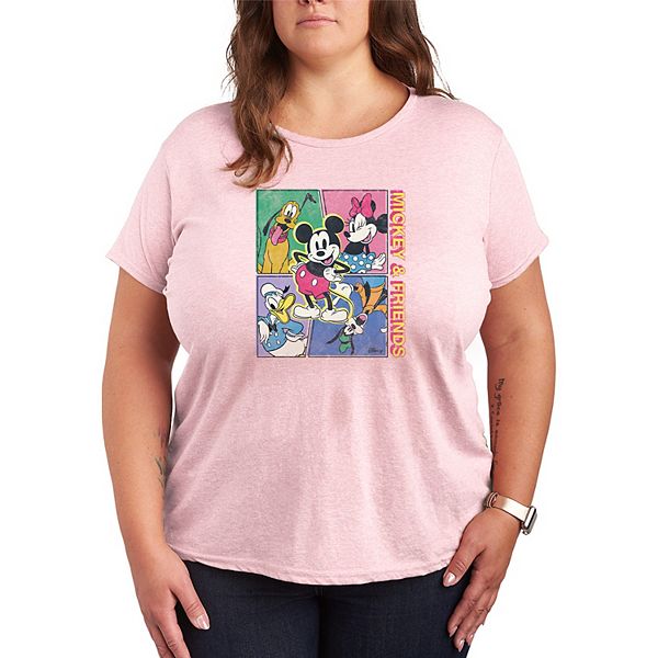 Футболка Plus size Mickey Mouse & Friends retro grid graphic Disney, Heather Pink
Футболка Plus size Mickey Mouse & Friends retro grid graphic Disney, Heather Pink