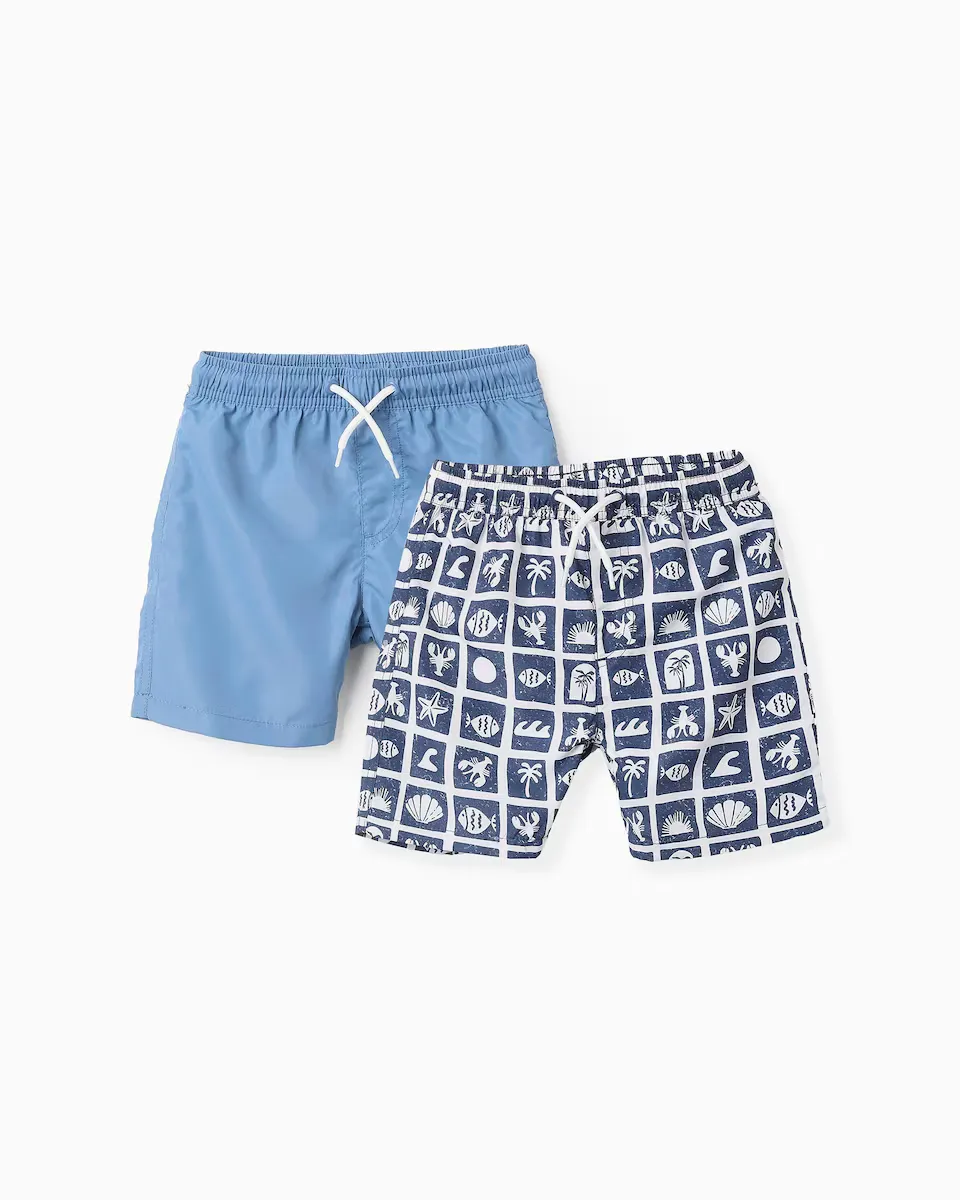 Набор из 2 детских плавок с регулируемым шнурком Zippy, темно-синий
Набор из 2 детских плавок с регулируемым шнурком Zippy, темно-синий