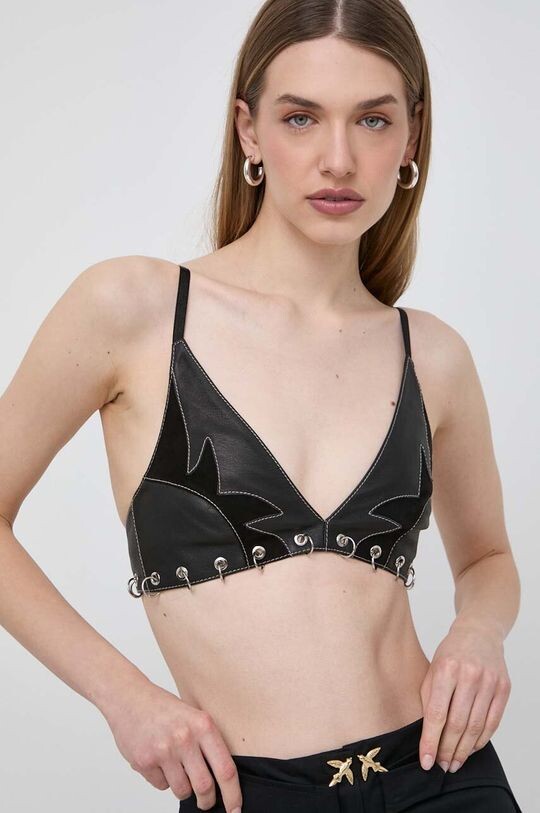 Кожаный топ Pinko, черный
Кожаный топ Pinko, черный