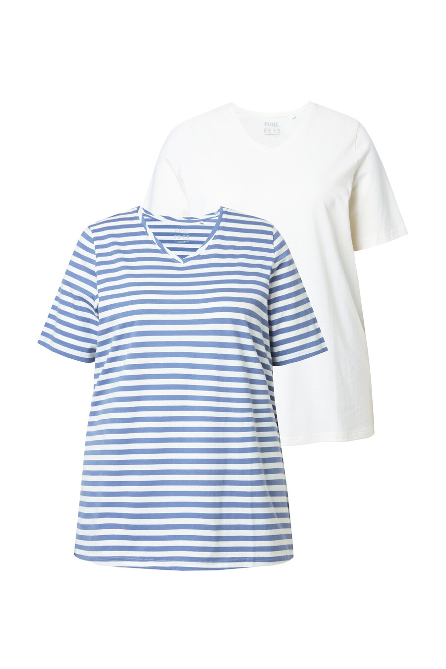 Рубашка Ulla Popken, светло-голубой/белый
Рубашка Ulla Popken, светло-голубой/белый