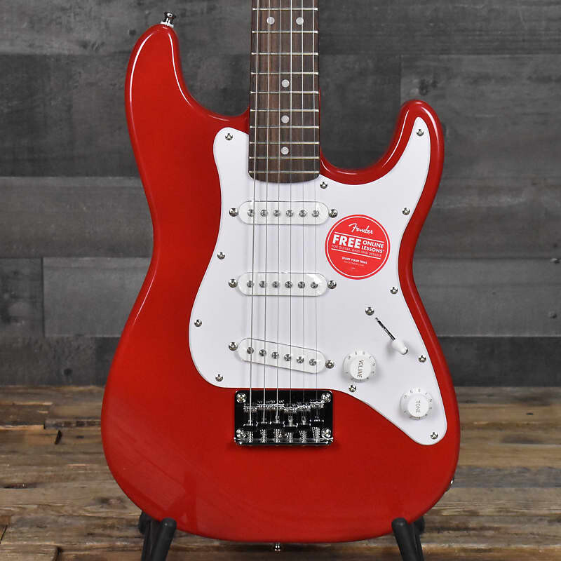 Электрогитара Squier Mini Stratocaster, Laurel Fingerboard, Dakota Red
Электрогитара Squier Mini Stratocaster, Laurel Fingerboard, Dakota Red