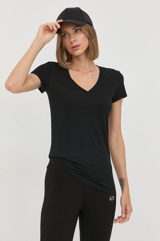 Хлопковая футболка Armani Exchange, черный
Хлопковая футболка Armani Exchange, черный