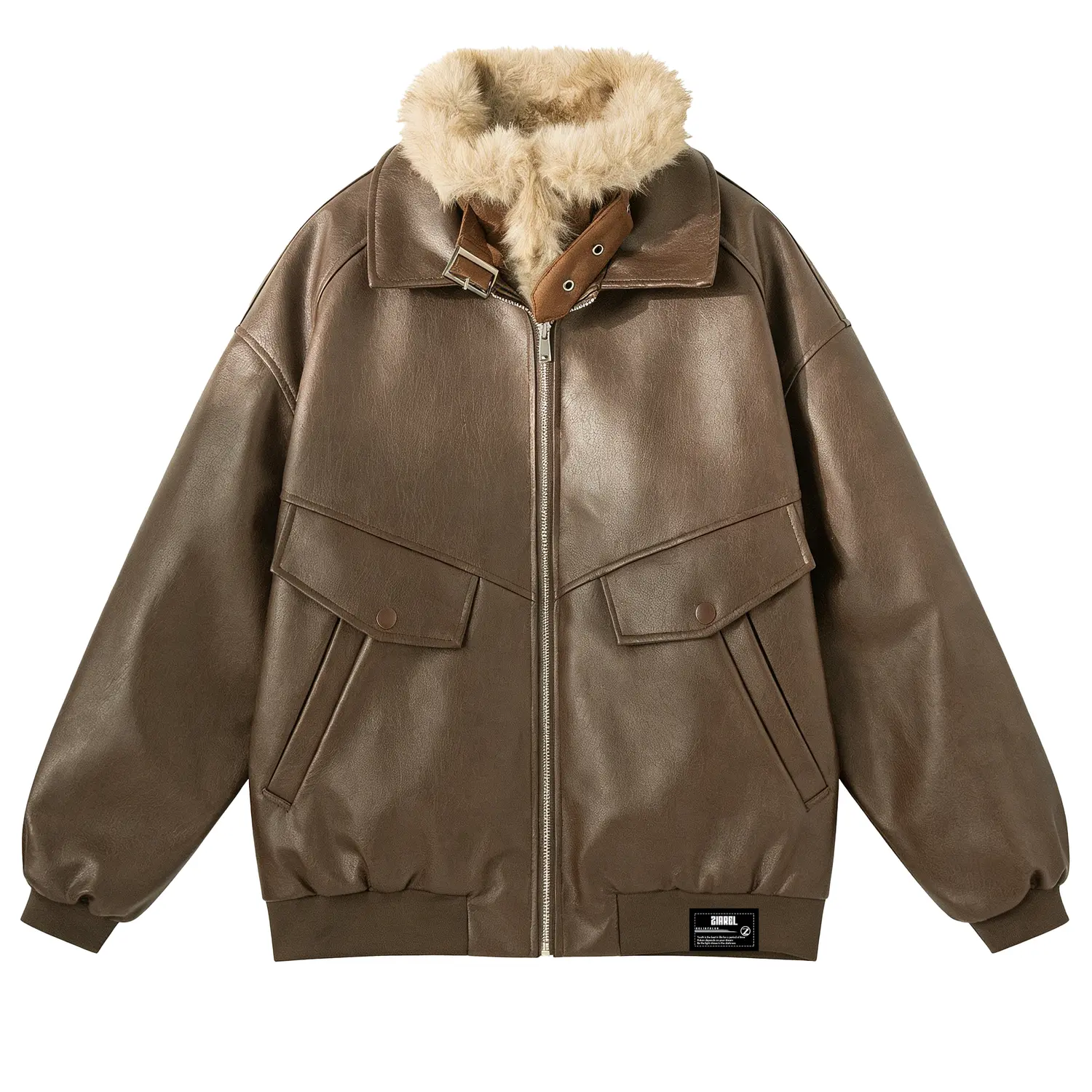 Пуховик Unisex с меховым воротником и флисовой подкладкой ZIAREL, темно-коричневый (thickened and fleece-lined thermal)
Пуховик Unisex с меховым воротником и флисовой подкладкой ZIAREL, темно-коричневый (thickened and fleece-lined thermal)
