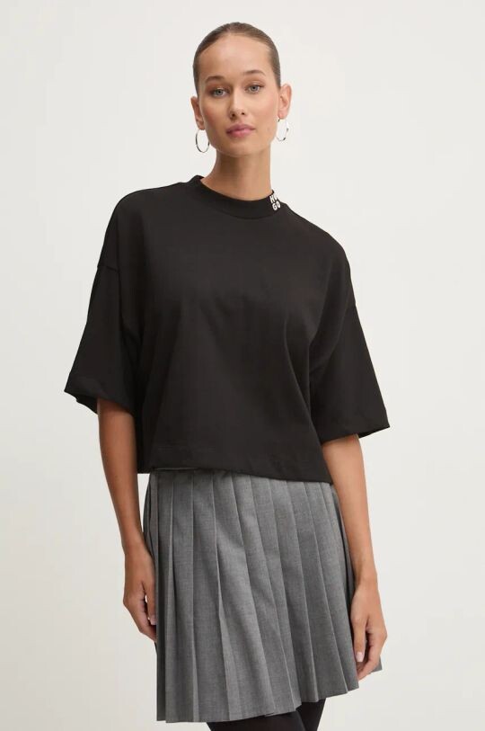 Хлопковая футболка Hugo, черный
Хлопковая футболка Hugo, черный