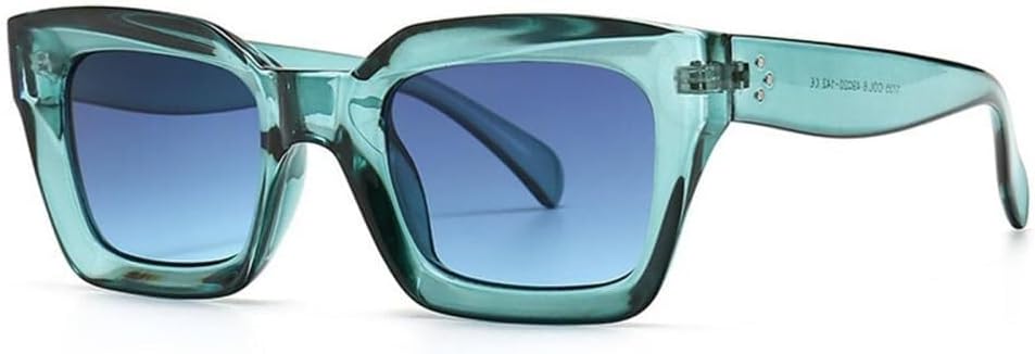 Солнцезащитные очки «кошачий глаз» для женщин в стиле ретро с прозрачными линзами с градиентом цвета «океан», солнцезащитные очки в стиле ретро для мужчин с заклепками, защита от ультрафиолета UV400 LXLHWN, Blue Blue Gradient
Солнцезащитные очки «кошачий глаз» для женщин в стиле ретро с прозрачными линзами с градиентом цвета «океан», солнцезащитные очки в стиле ретро для мужчин с заклепками, защита от ультрафиолета UV400 LXLHWN, Blue Blue Gradient