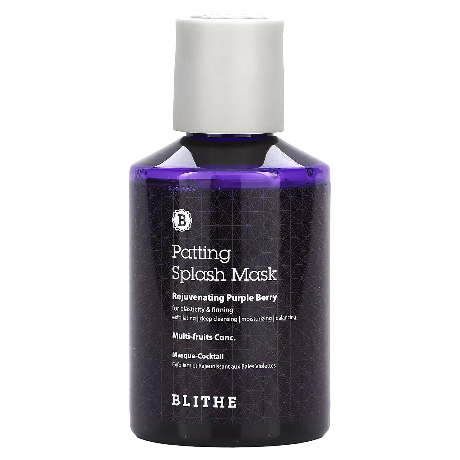 Сплэш-маска омолаживающая Blithe Patting Splash Purple Berry, 150 мл 
Сплэш-маска омолаживающая Blithe Patting Splash Purple Berry, 150 мл