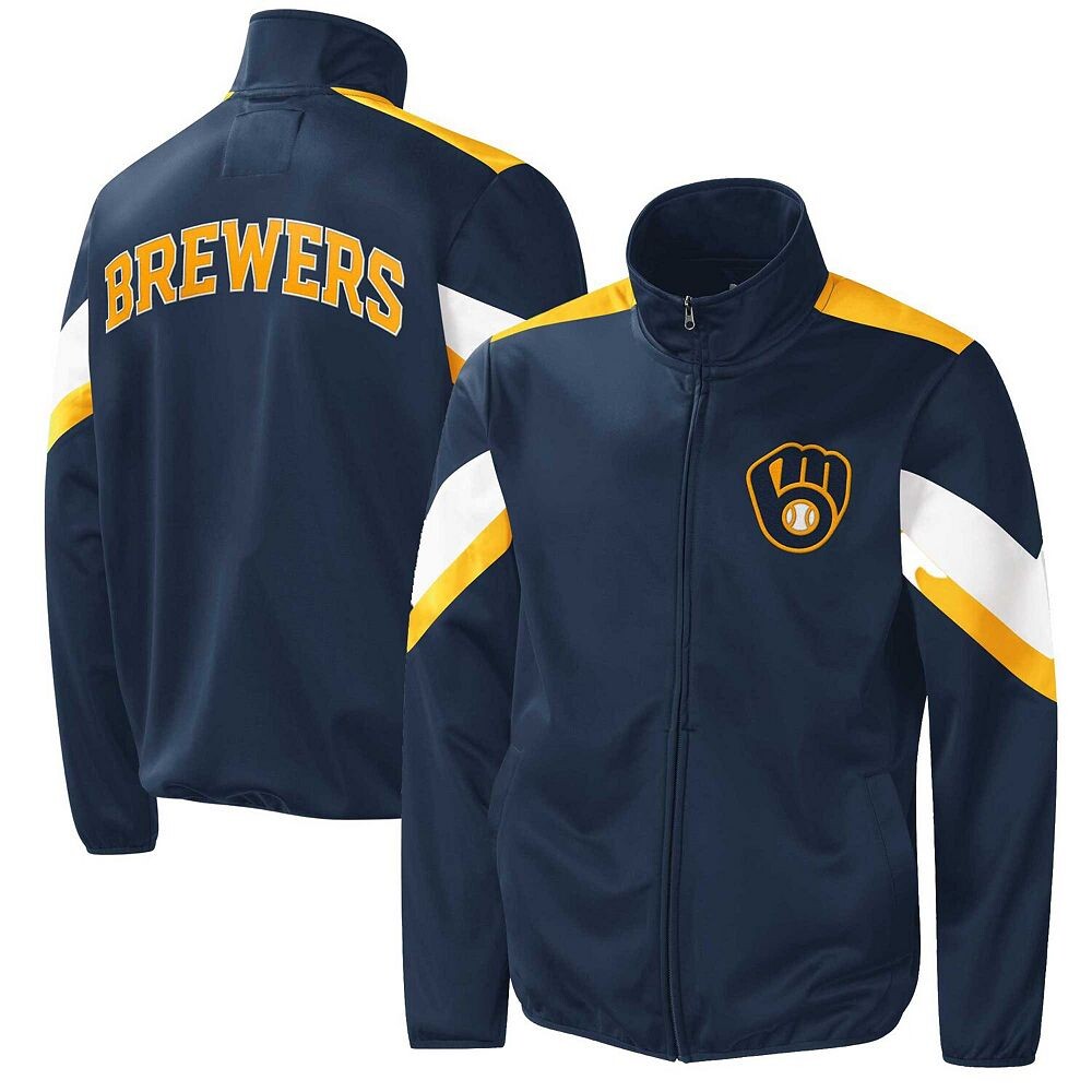Мужская куртка G-III Sports от Carl Banks Navy Milwaukee Brewers Earned Run с молнией во всю длину, цвет Brw Navy
Мужская куртка G-III Sports от Carl Banks Navy Milwaukee Brewers Earned Run с молнией во всю длину, цвет Brw Navy
