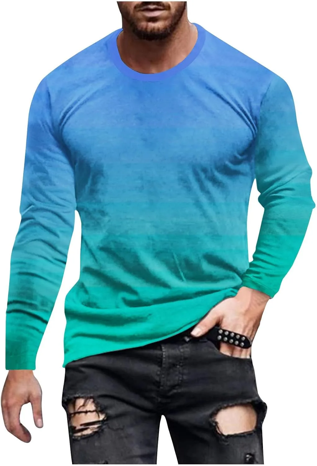 Футболка для мужчин Casual Ombre Color Crewneck
Футболка для мужчин Casual Ombre Color Crewneck