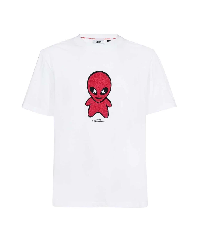 Футболка из ребристого хлопка Gcds, белый
Футболка из ребристого хлопка Gcds, белый