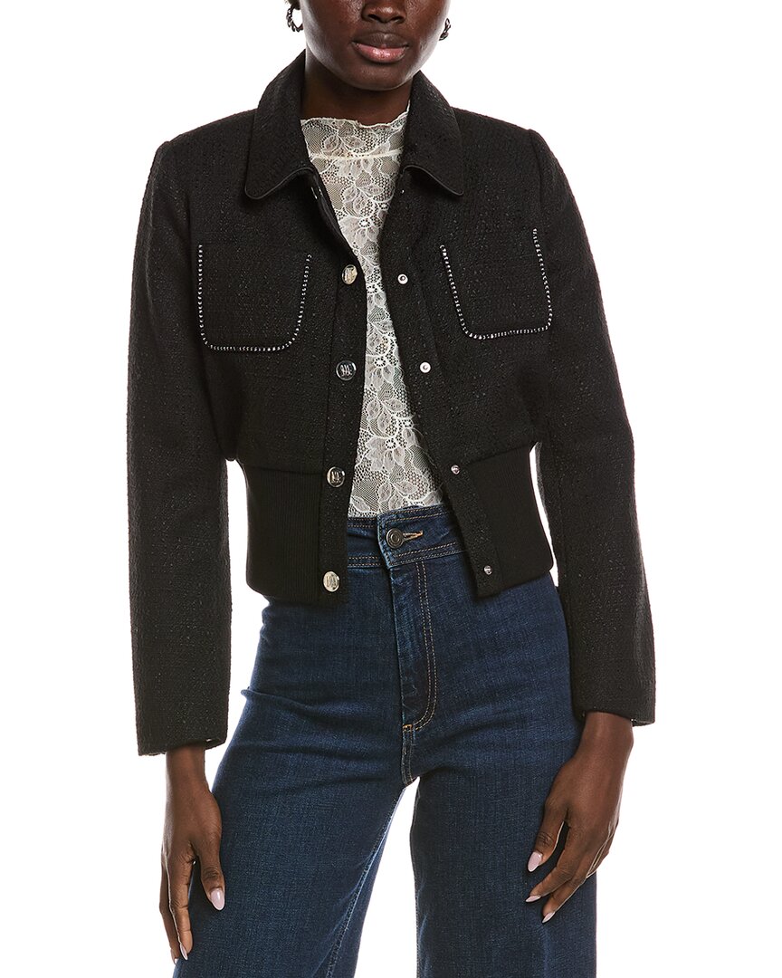 Твидовый пиджак Maje Maje, черный
Твидовый пиджак Maje Maje, черный