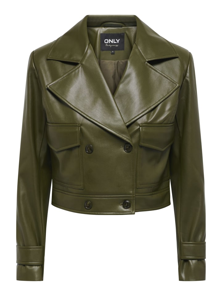 Кожаная куртка ONLY, темно-оливковый
Кожаная куртка ONLY, темно-оливковый