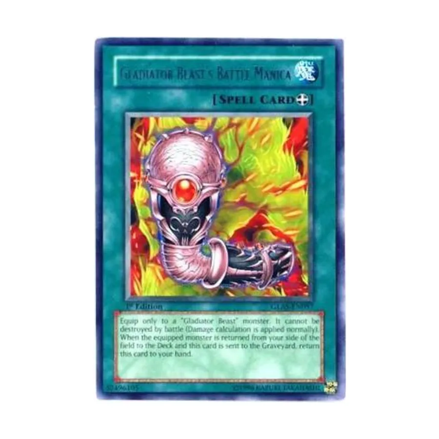 CCG Боевой безумец гладиатора-зверя (редкий), Yu-Gi-Oh - Gladiator's Assault - Singles
CCG Боевой безумец гладиатора-зверя (редкий), Yu-Gi-Oh - Gladiator's Assault - Singles