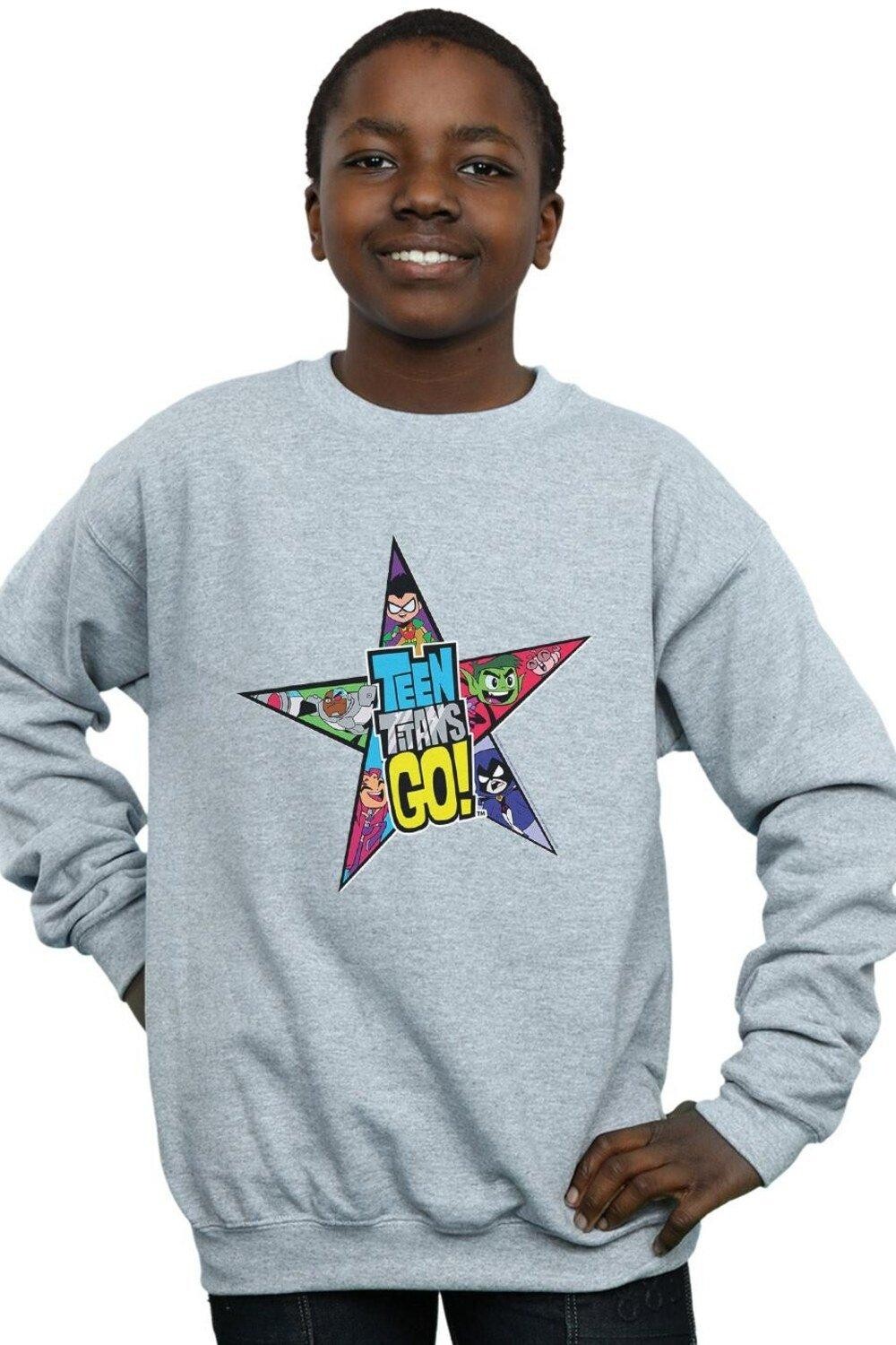 Толстовка с логотипом Teen Titans Go Star DC Comics, серый
Толстовка с логотипом Teen Titans Go Star DC Comics, серый