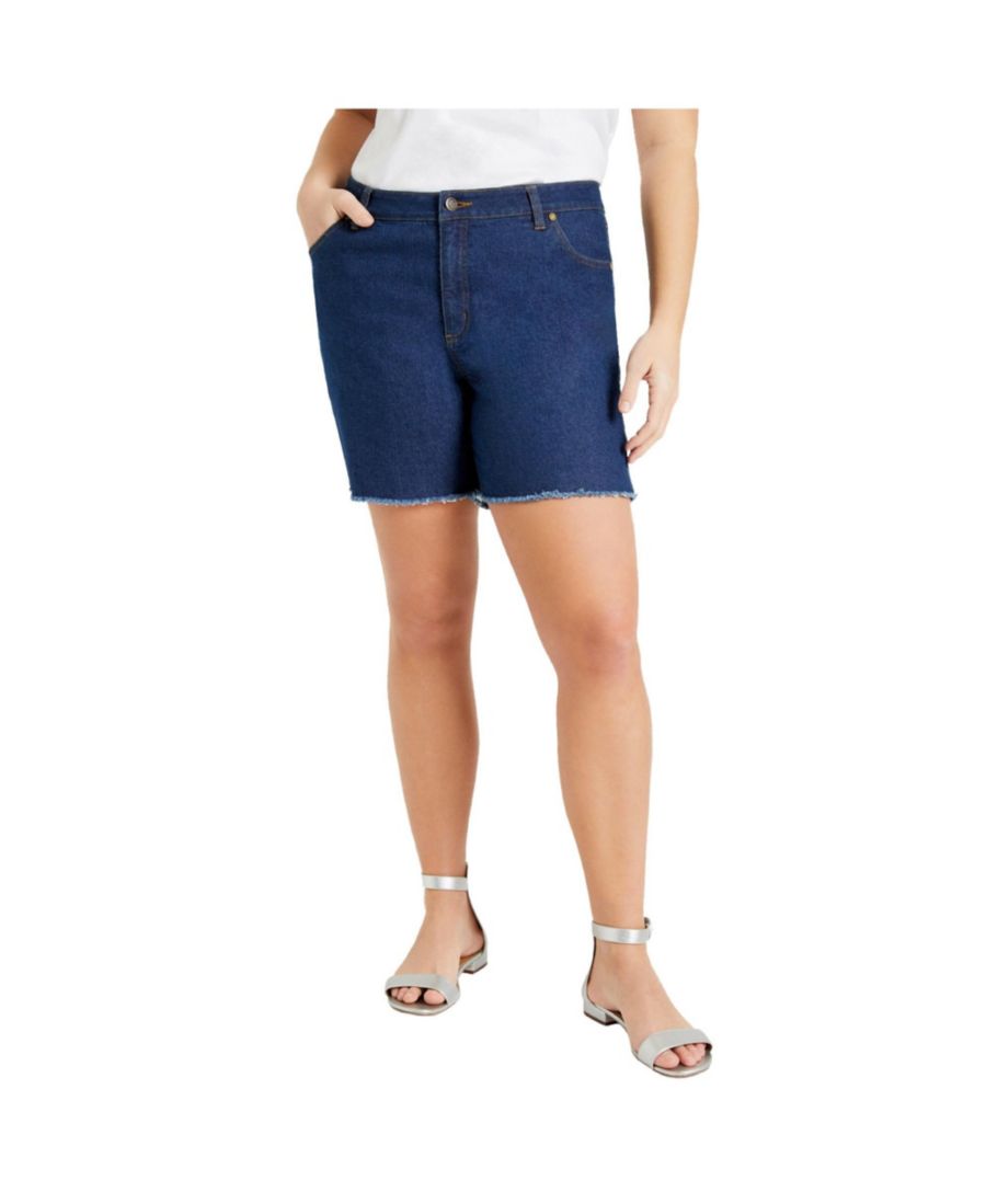 Женские джинсовые шорты June + Vie с необработанным краем, модель June Fit June & Vie, Medium blue
Женские джинсовые шорты June + Vie с необработанным краем, модель June Fit June & Vie, Medium blue