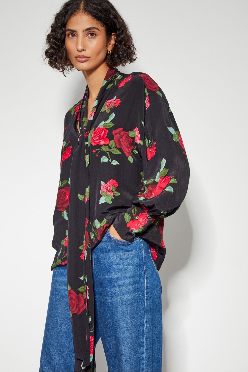 Блузка с принтом Deven Rose Monsoon, черный
Блузка с принтом Deven Rose Monsoon, черный