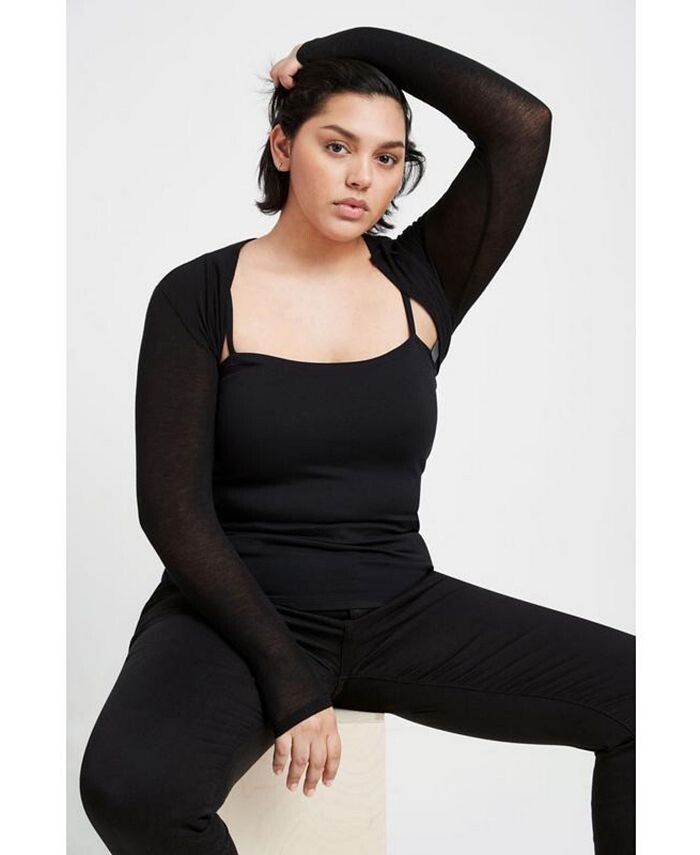 Женское прозрачное болеро Tatiana Marcella, черный
Женское прозрачное болеро Tatiana Marcella, черный