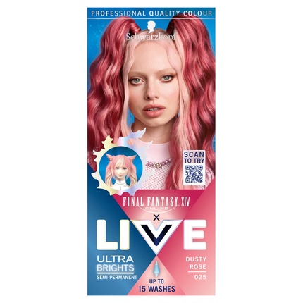Краска для волос Live Hair Color 025 Dusty Rose
Краска для волос Live Hair Color 025 Dusty Rose