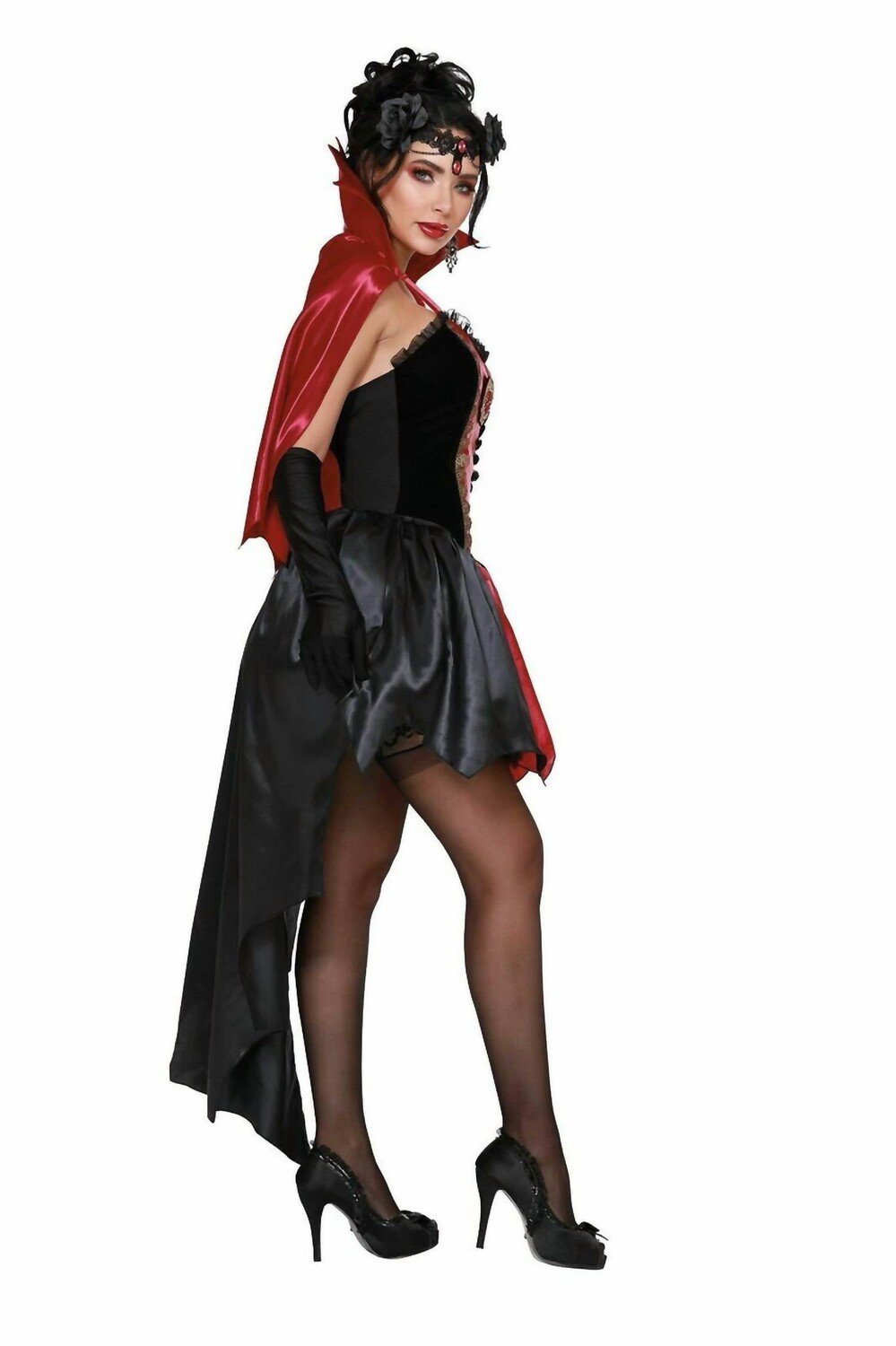 Женский офигительно красивый костюм вампира красного/черного цвета Dreamgirl
Женский офигительно красивый костюм вампира красного/черного цвета Dreamgirl
