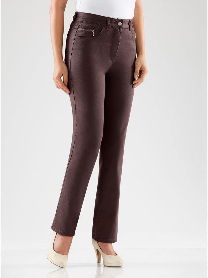 Джинсы с пятью карманами шоколадно-коричневого цвета WITT WEIDEN
Джинсы с пятью карманами шоколадно-коричневого цвета WITT WEIDEN