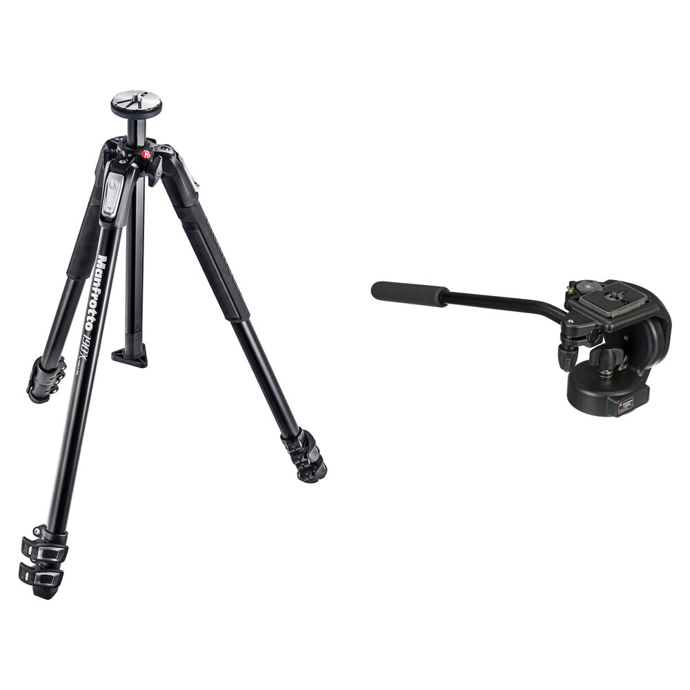 Трехсекционный штатив Manfrotto MT190X3 с жидкостной головкой 128RC Micro
Трехсекционный штатив Manfrotto MT190X3 с жидкостной головкой 128RC Micro
