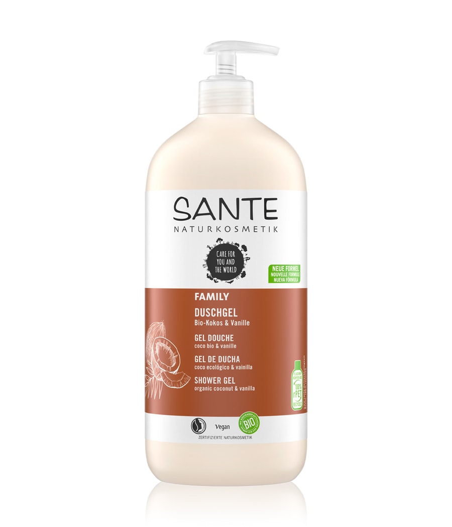 Гель для душа Sante Family Bio-Kokos & Vanille, 950 ml
Гель для душа Sante Family Bio-Kokos & Vanille, 950 ml