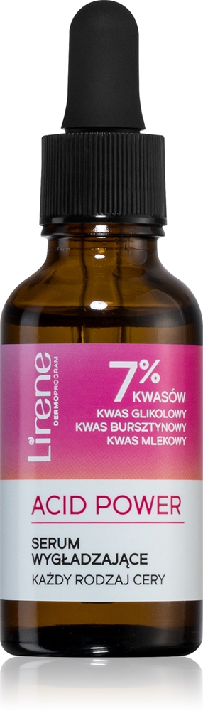 Сыворотка для разглаживания кожи Acid Power Lirene, 30 мл
Сыворотка для разглаживания кожи Acid Power Lirene, 30 мл