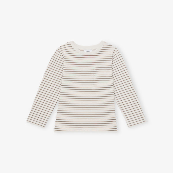 Футболка полосатая Reiss с длинным рукавом, белый / коричневый
Футболка полосатая Reiss с длинным рукавом, белый / коричневый