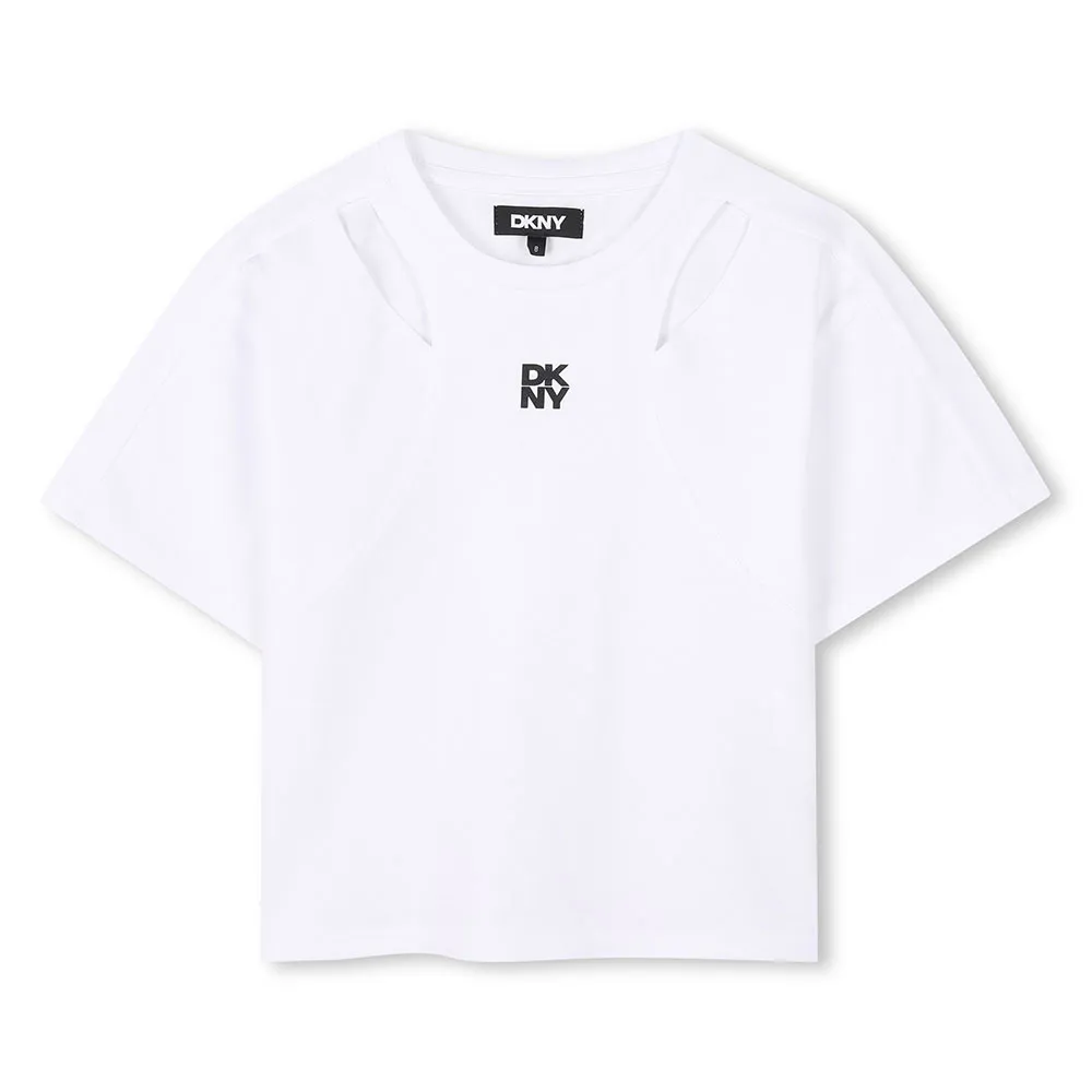 Футболка DKNY D62316, белый 
Футболка DKNY D62316, белый