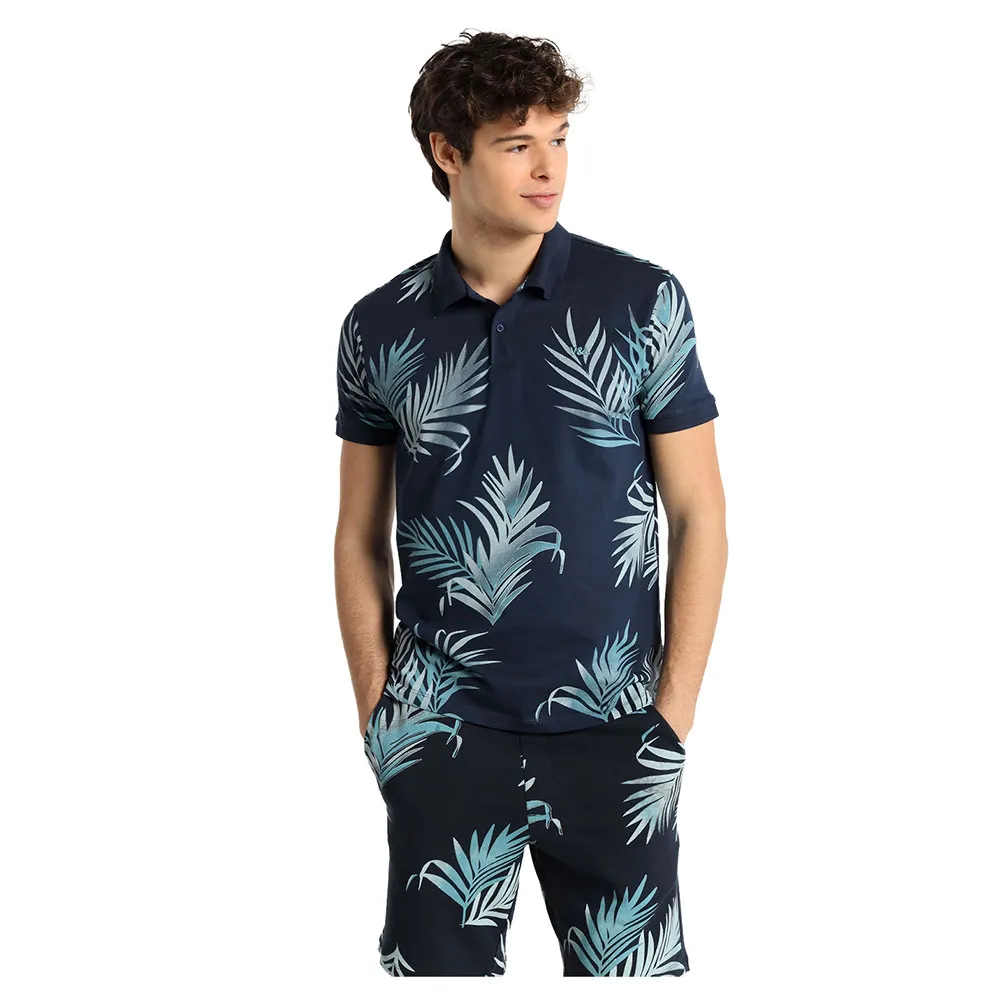 Поло с коротким рукавом Victorio & Lucchino 11066, синий 
Поло с коротким рукавом Victorio & Lucchino 11066, синий