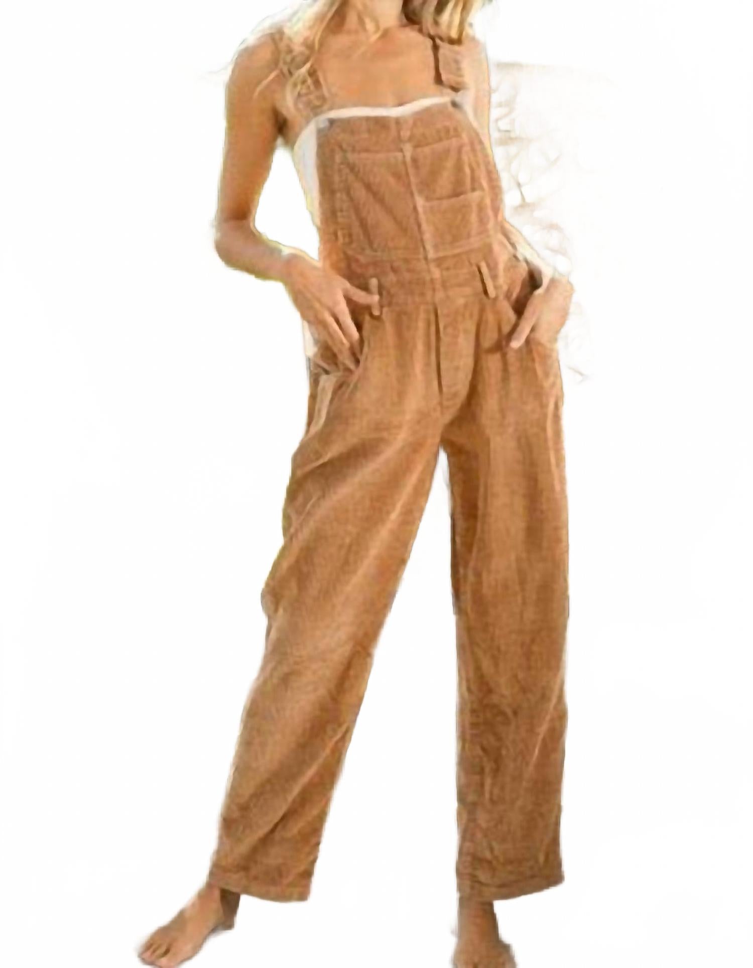 Джинсы Carmen Corduroy Cross Back Overalls In Camel BiBi
Джинсы Carmen Corduroy Cross Back Overalls In Camel BiBi