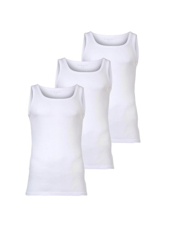 Майка Bugatti Unterhemd 3er Pack, белый
Майка Bugatti Unterhemd 3er Pack, белый