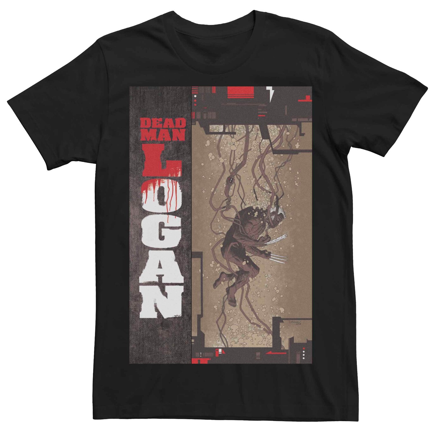 Мужская футболка с обложкой комиксов Marvel Dead Man Logan Licensed Character
Мужская футболка с обложкой комиксов Marvel Dead Man Logan Licensed Character