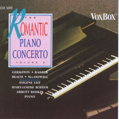 CD диск Barber / Beach / Gershwin / Macdowell: Romantic Piano Concerto 6
CD диск Barber / Beach / Gershwin / Macdowell: Romantic Piano Concerto 6