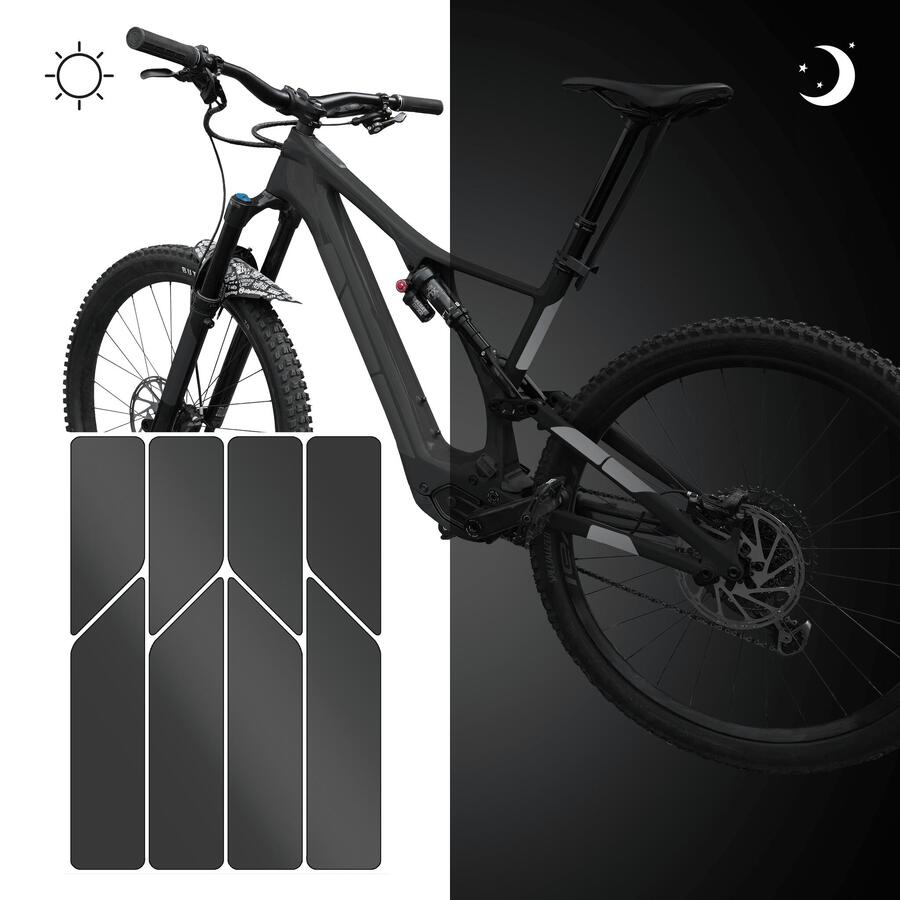 RIESEL DESIGN светоотражающие наклейки, велосипедный шлем, светоотражающая пленка для горного велосипеда для безопасности
RIESEL DESIGN светоотражающие наклейки, велосипедный шлем, светоотражающая пленка для горного велосипеда для безопасности