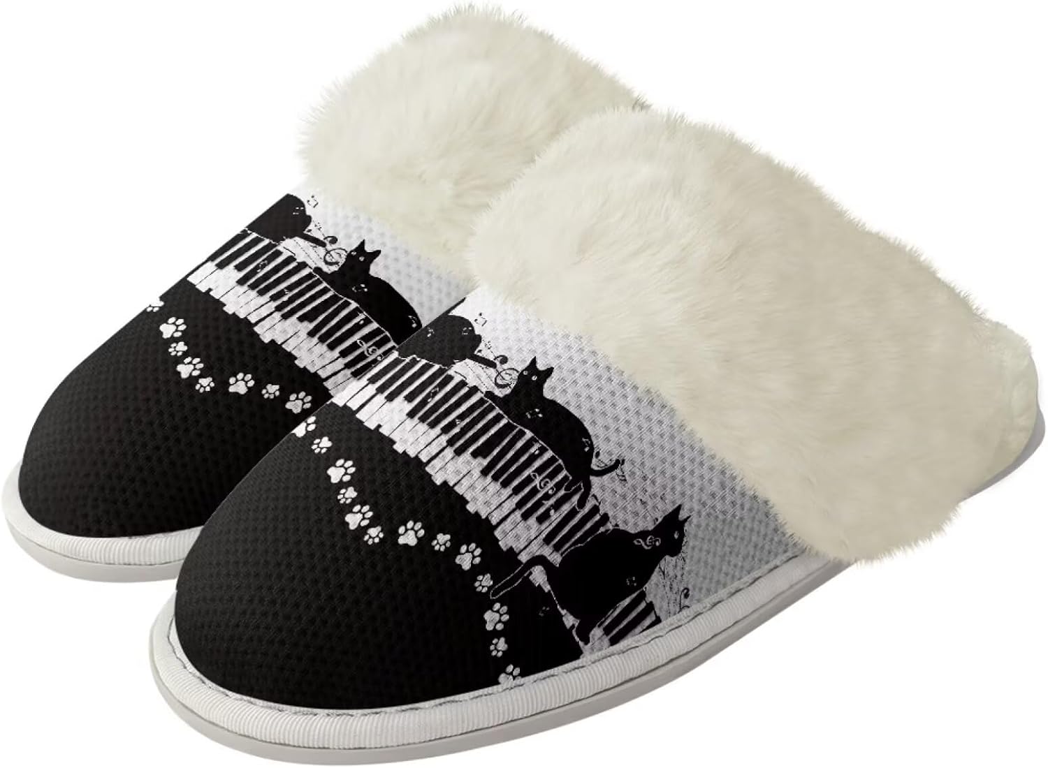 Мягкие тапочки для женщин и мужчин, плюшевые теплые тапочки, уютные домашние тапочки для спальни с пушистым воротником Jiquruby, Piano Cat
Мягкие тапочки для женщин и мужчин, плюшевые теплые тапочки, уютные домашние тапочки для спальни с пушистым воротником Jiquruby, Piano Cat