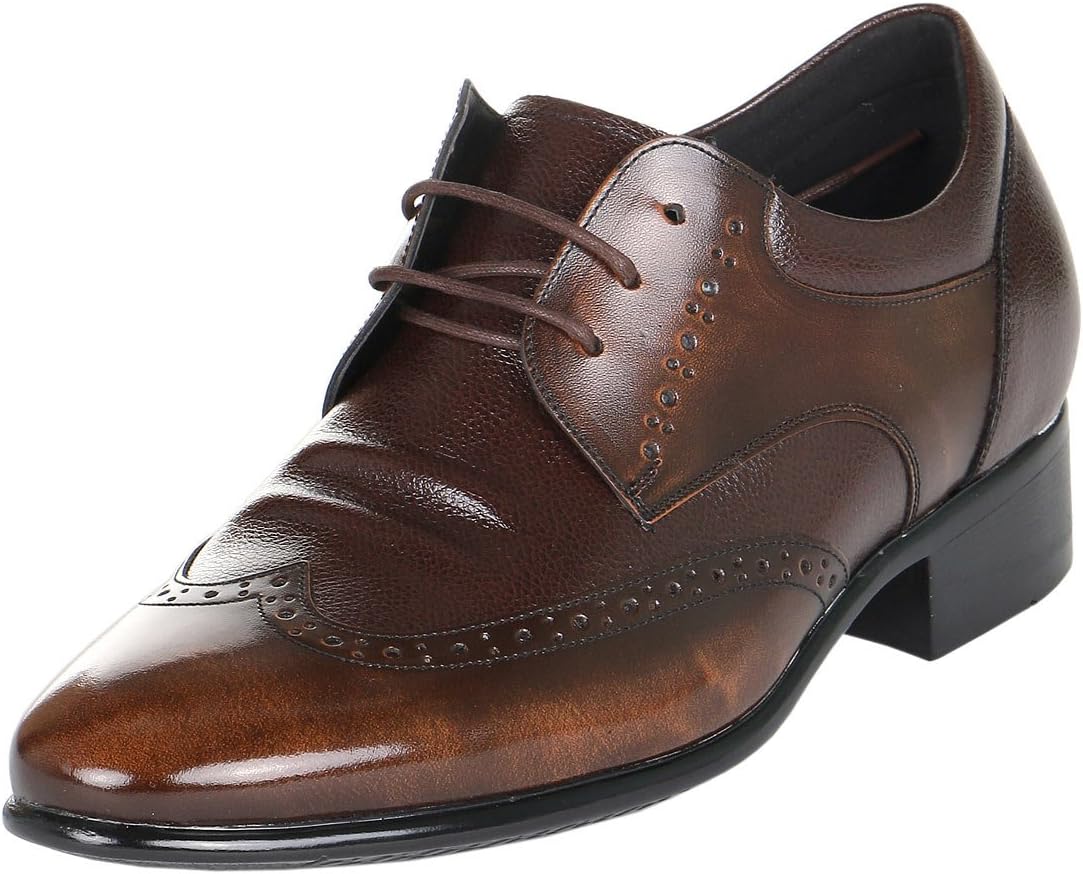 Мужские кожаные коричневые туфли для повышения роста, 6 см Jota Shoes
Мужские кожаные коричневые туфли для повышения роста, 6 см Jota Shoes