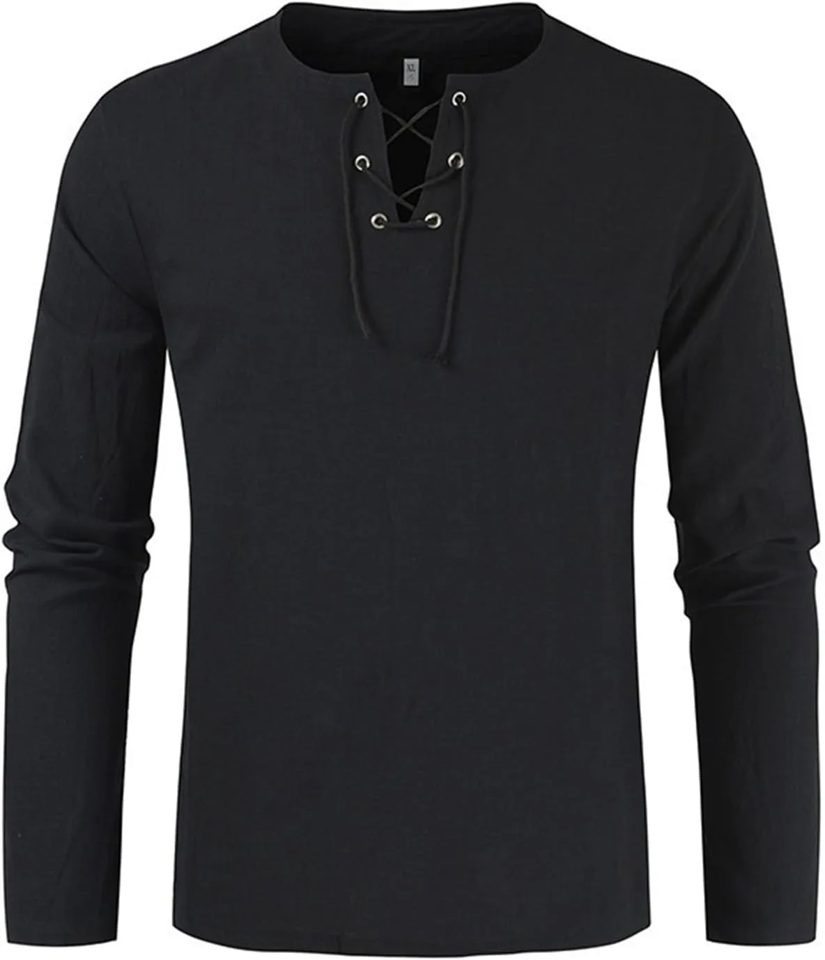 Льняная рубашка-поло для мужчин, Vintage, длинный рукав, шнуровка Mmoneyake
Льняная рубашка-поло для мужчин, Vintage, длинный рукав, шнуровка Mmoneyake