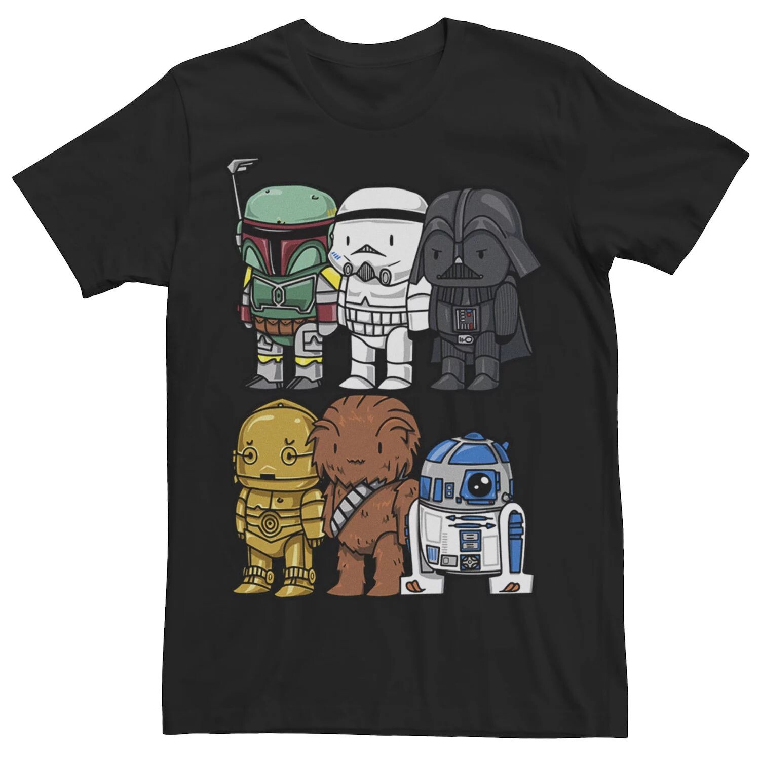 Мужская футболка «Звездные войны» Boba Trooper Vader Chewie Chibi Licensed Character
Мужская футболка «Звездные войны» Boba Trooper Vader Chewie Chibi Licensed Character