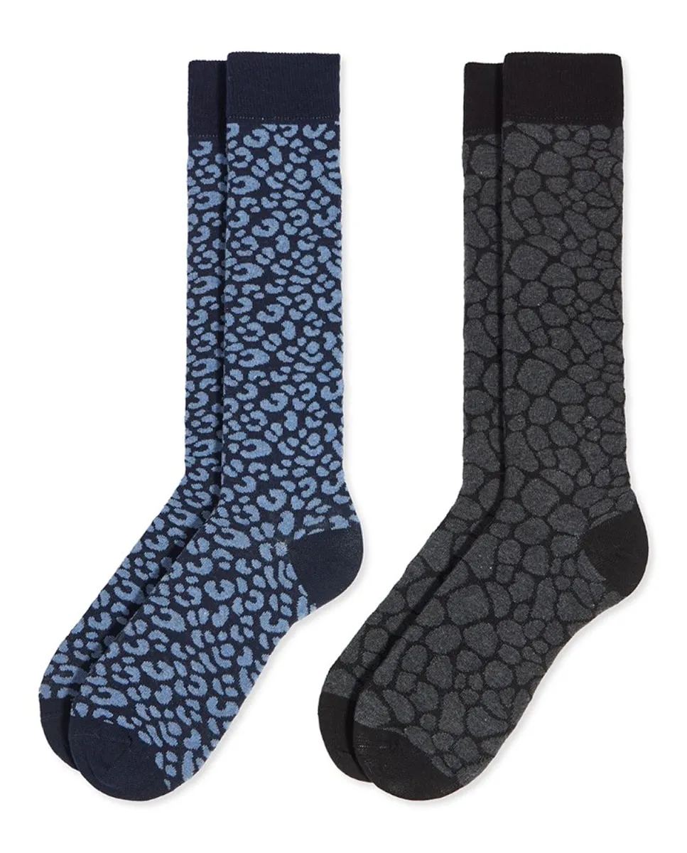 Женские высокие носки с узором, многопак Soxland, синий
Женские высокие носки с узором, многопак Soxland, синий