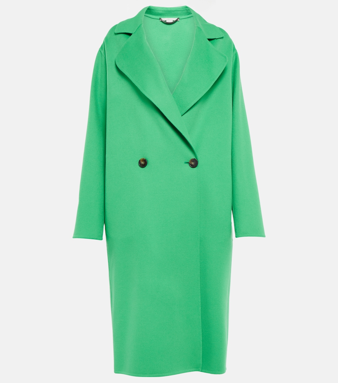 Двубортное шерстяное пальто Stella McCartney, Bright Green
Двубортное шерстяное пальто Stella McCartney, Bright Green