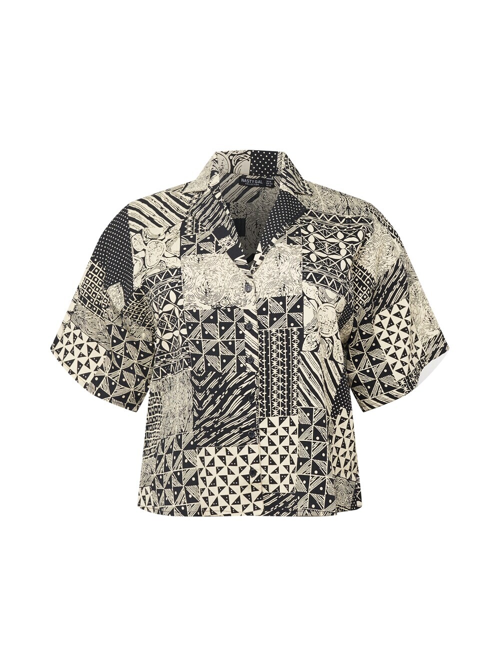 Блузка Nasty Gal, бежевый/черный
Блузка Nasty Gal, бежевый/черный