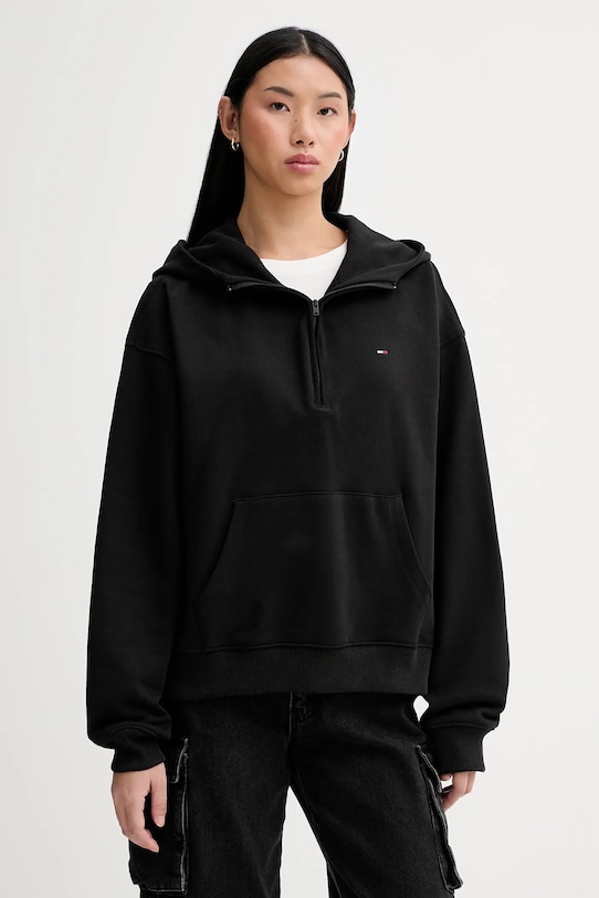 Хлопковая толстовка Tommy Jeans, черный
Хлопковая толстовка Tommy Jeans, черный