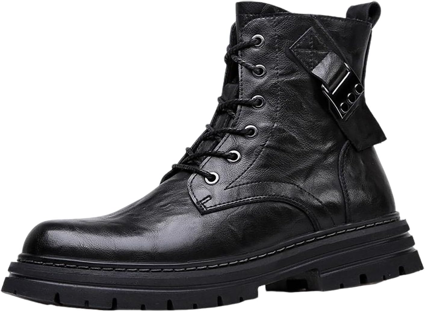 Мужские кожаные ботинки на шнуровке с платформой, боковой молнией, удобные, повседневные, с круглым носком, противоскользящей резиновой подошвой, высокие, для мотоцикла, ретро, для работы и активного отдыха, ботильоны Nxnbhsl, черный
Мужские кожаные ботинки на шнуровке с платформой, боковой молнией, удобные, повседневные, с круглым носком, противоскользящей резиновой подошвой, высокие, для мотоцикла, ретро, для работы и активного отдыха, ботильоны Nxnbhsl, черный